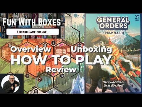 General Orders World War 2 Board Game | Overview & How to Play | David Thompson and Trevor Benjamin | Osprey Games
