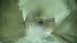 72_【現場映像】カメラ付き洗浄ノズル　クリーンビュー　管内映像φ300