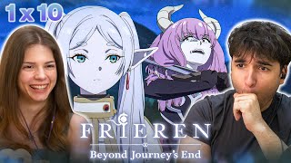 FRIEREN YOU MENACE! ❤️ Frieren 1x10 REACTION! "A Powerful Mage"