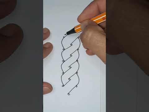 Twist drawing - celtic twist style drawing