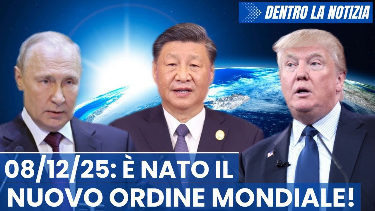 SUPER MEGA SCOOP! 8.12.25: È nato un Nuovo Ordine Mondiale! 3 Esperti: è il finale del grande reset!