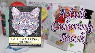 Adult coloring book Gatti da colorare per adulti overview / flip through