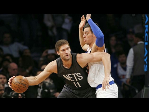 Brook Lopez vs Knicks (12/03/2017) - 25 Pts, 6 Rebs, 6-9 Threes!