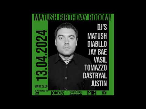 Tomazzo Live Mix @ Matush Bday Booom 2024 !!! - Lordi's - Łódź