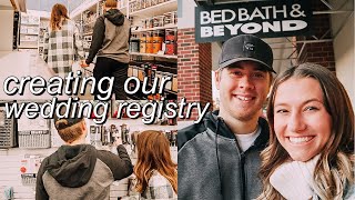 CREATING OUR WEDDING REGISTRY! || favorite items, picking things out in store, and more!