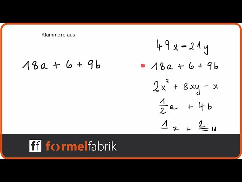 Terme vereinfachen: Ausklammern – Training (Nr. 12)