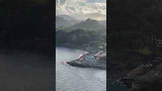 Amber Cove Views from Deluxe Balcony | Sun Princess Room 12521 #sunprincess   #ambercovecruiseport