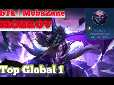 HyperCarry||Top 1 Global Moskov-No Death-By~bTk | MobaZane-MLBB