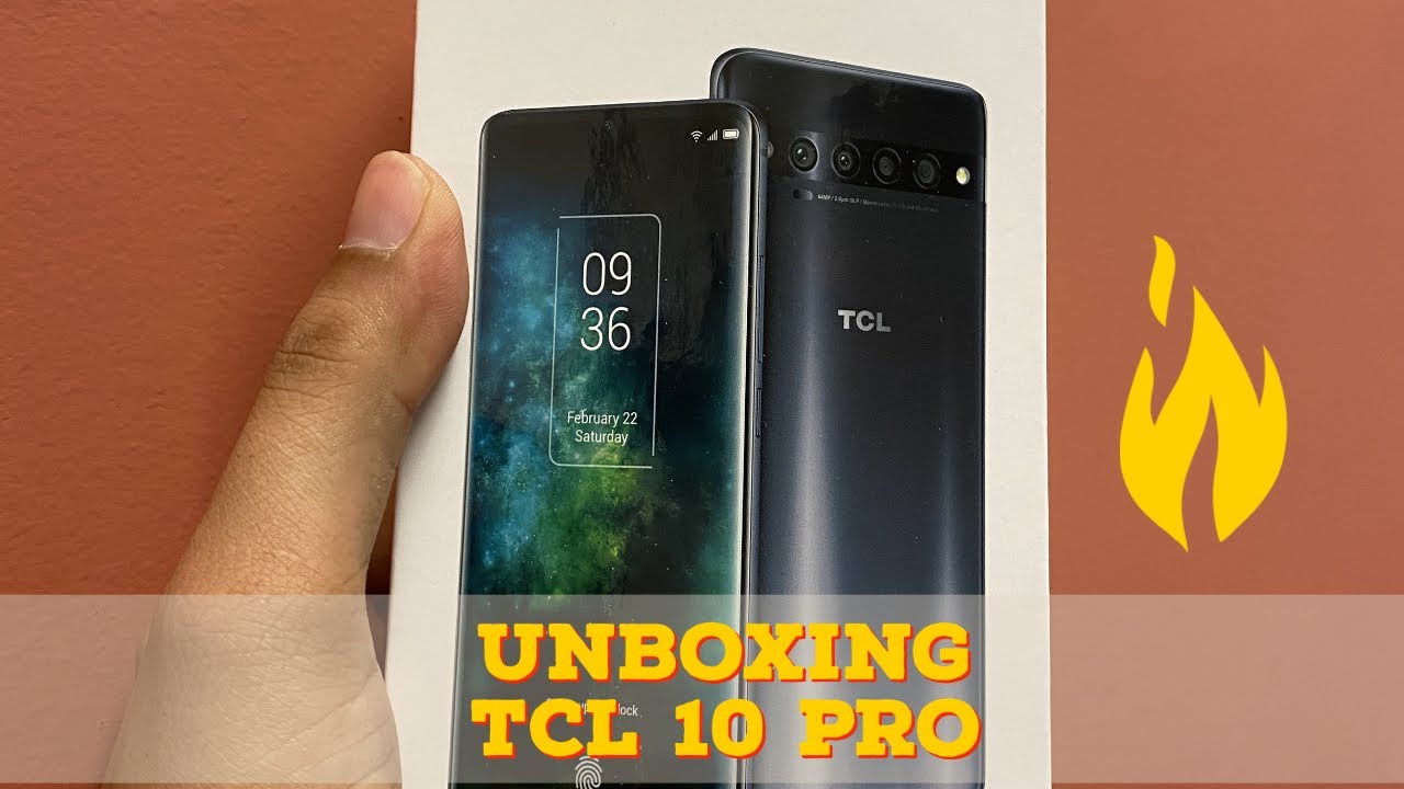TCL 10 pro Unboxing