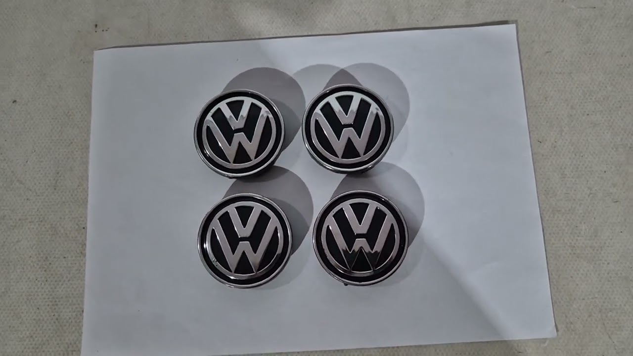 Колпачки на диски 60/55мм vw6055kolp (4 шт) Video 1