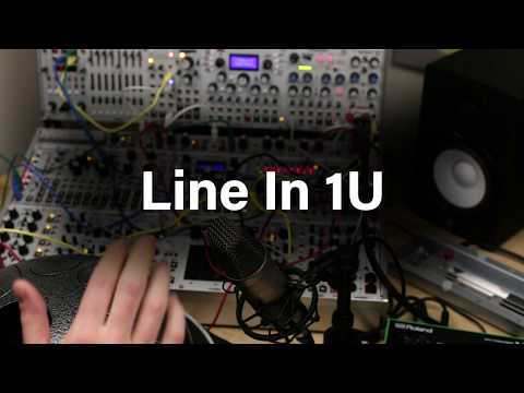 Intellijel Line In 1U Line Input Eurorack Synth Module 2018 - Present - Silver image 2