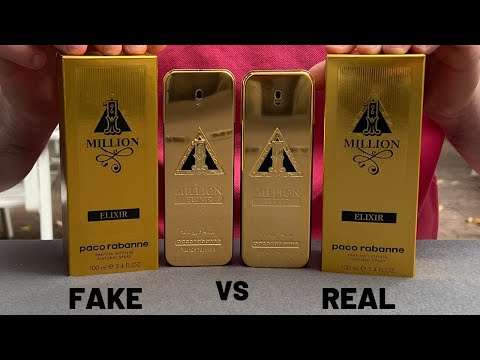 Fake vs Real  Paco Rabanne 1 Million Elixir Perfume 100 ml