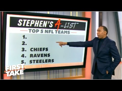斯蒂芬的A級名單第六週後的前五支NFL球隊 (Stephen's A-List: Top 5 NFL teams following Week 6)