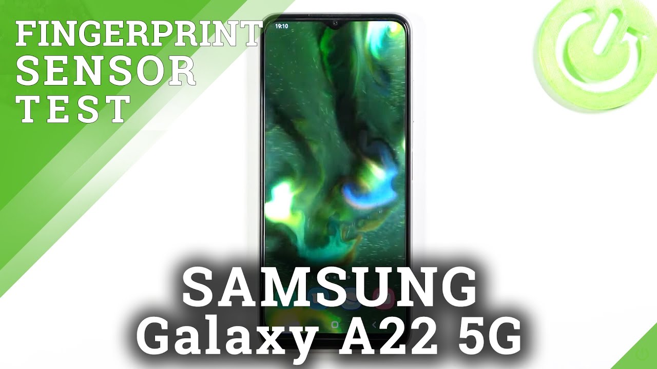 How Fast is SAMSUNG Galaxy A22 5G Fingerprint Sensor - Fingerprint Unlock Speed Test On Galaxy A22