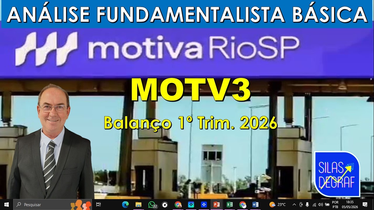 MOTV3 - MOTIVA INFRAEST. DE MOBILIDADE S/A. ANÁLISE FUNDAMENTALISTA BÁSICA. PROF. SILAS DEGRAF.01/26