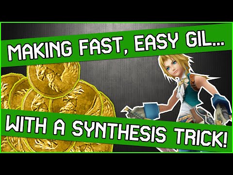 Making EASY & EARLY Gil in Final Fantasy 9 using the Synthesis Cotton Robe Trick!