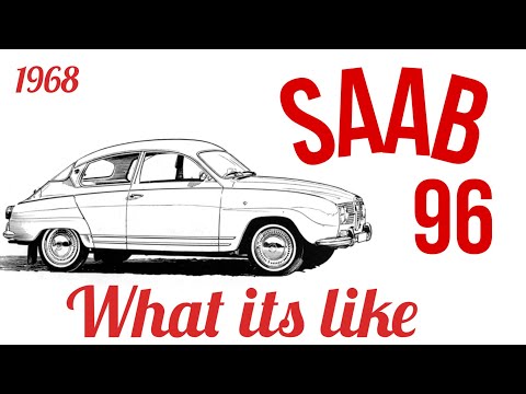 1968 Saab 96 deluxe, two stroke or v4