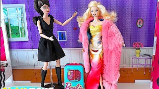Magic Barbie Doll Saves Barbie Girl Dress and Make up Party! 🎀