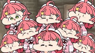 【手描き】みこち大量発生【さくらみこ/大神ミオ/白上フブキ/尾丸ポルカ/ホロライブ切り抜き】