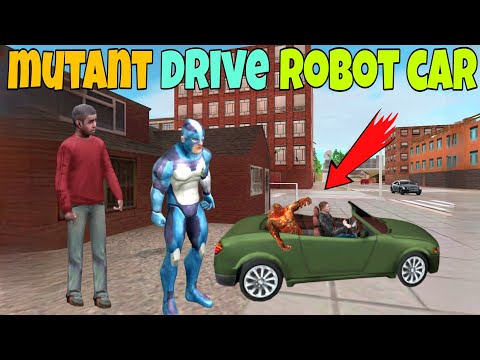 Mutant Drive Robot Car । In Rope Hero Vice Town । Rope Hero Vice Town । Junnu Malik Gaming