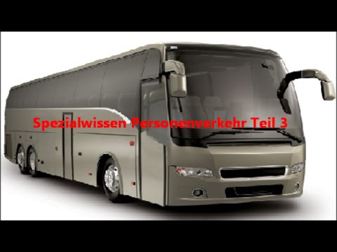 Spezialwissen Personenverkehr Teil 3 für IHK Prüfung