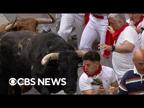 Adrenaline and some injuries in Pamplona's streets during annual 