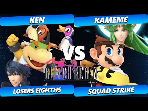 Glitch Regen Top 8 - KEN Vs. Kameme - Smash Ultimate Tournament