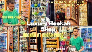 Luxury Hookah Shop In Kolkata | Russian Hookah | Hookah Flavours, Chillum, Coil, Vape | Jn_Vlog |