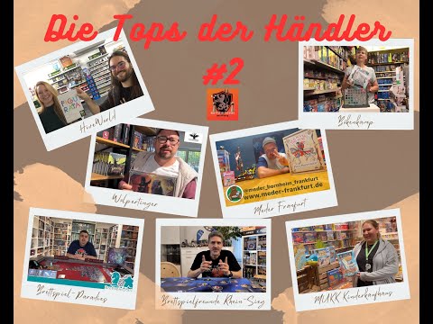 Brettspielfreunde Rhein Sieg mit den Tops der Händler #2 - Was sind diesmal die Highlights?