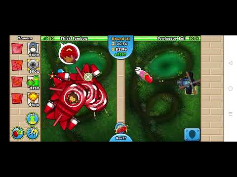BTD Battles professor evil challenge mobile 