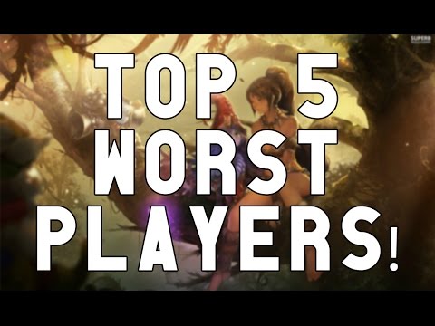 My top 5 worst players you'll meet in League of Legends