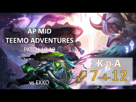 LESSON LEARNT!! SPIRIT BLOSSOM TEEMO VS EKKO MID
