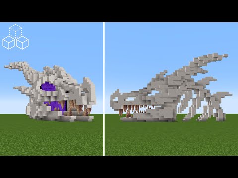 How to Build a Dragon Skull Portal | Minecraft Tutorial