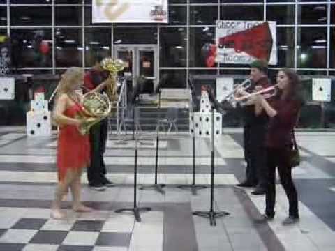 Canzon per Sonare No. 2 Gabrieli played by Cy Woods Brass Quartet 1-25-14