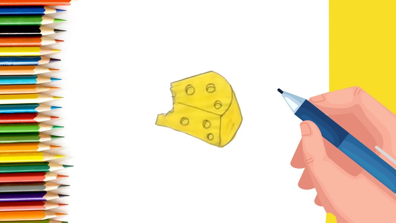 How to Draw Cheese cube