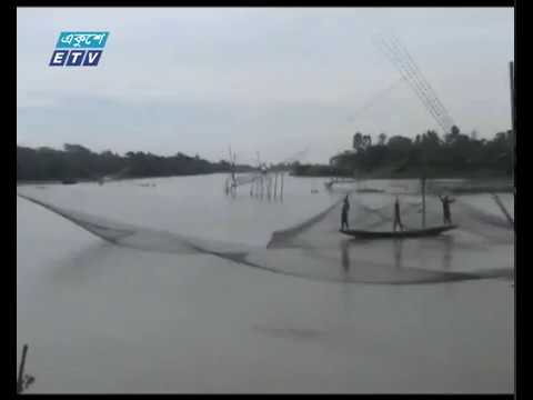 ভৈরবের নদ-নদী ও খাল-বিলে চলছে নিষিদ্ধ কারেন্ট জাল দিয়ে মাছের পোনা ধরার মহোৎসব