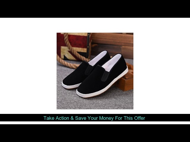 Vídeo relacionado con Zapatos de Kung Fu de Beijing Antiguos, Zapatos Unisex de Artes Marciales Tradicionales de Tai Chi con Parte Superior de Lona y Suela de Goma Antideslizante,duraderos y con diseño Cultural. Size 43