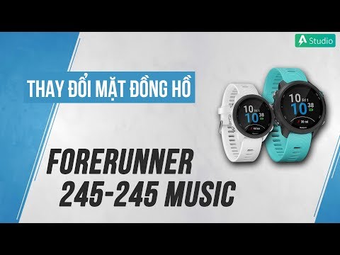 [Hướng dẫn] Thay mặt đồng hồ Garmin Forerunner 245/245 Music