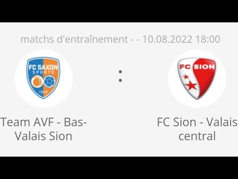 Team Bas valais vs FC Sion 1er tiers