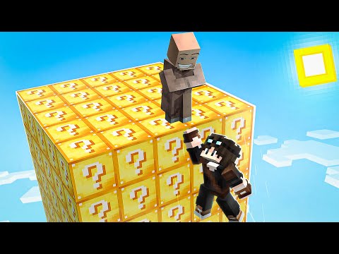 Minecraft, lekin Biz LUCKY CHUNKDA yashaymiz! | Artifact & qishloqi
