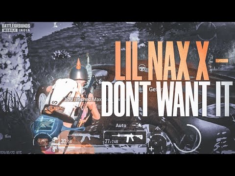 Lil Nas X - DONT WANT IT ⚡|  BGMI MONTAGE | OnePlus,9R,9,8T,7T,7,6T,8,N105G,N100,Nord,5T,Neversettle