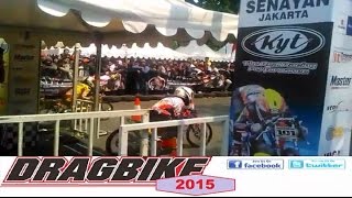 preview picture of video 'Drag Bike 2015 -- KYT Champions Parkir Timur Senayan FU 200cc | HD VIDEO'