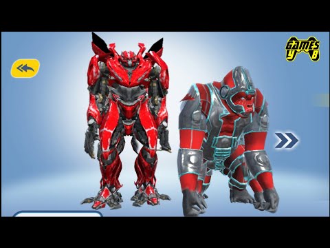 Gorilla Robot Transformation Rampage City Attack Battle #2 - Android Gameplay 1080p60