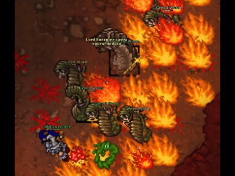 Tibia/Premia - Lord Executer EK lvl 1100+ Pale Worm SOLO