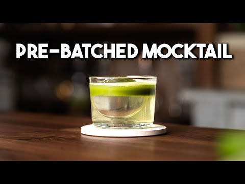 How to make a milk washed base for your mocktail, low abv and full proof cocktails