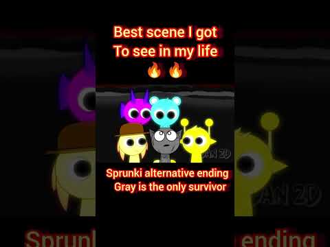 Sprunki alternative ending 😢 by credit:@Dan_2D_Animation #incrediboxs#sprunki#wenda#gray#sad#end