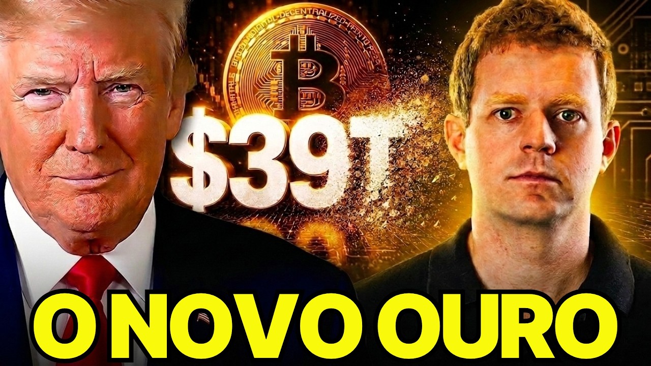 O NOVO PLANO do TRUMP para substituir o OURO e acabar com a DÍVIDA DE U$ 39 TRILHÕES