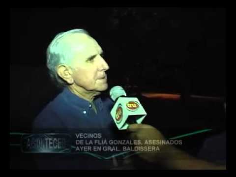 VECINOS DEL MATRIMONIO ASESINADO EN GRAL. BALDISSERA
