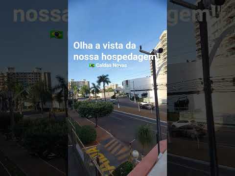 A vista da nossa hospedagem surpreendeu. #caldasnovasgo #goiás #famíliareceitaserotas