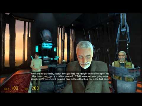 Lets Play Half Life 2, Pt 31 - Dr.Breen is tiny baby coward!